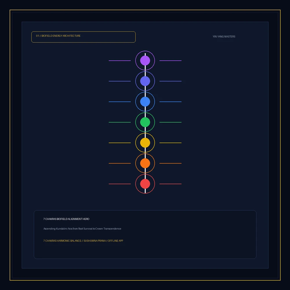 Ascending Kundalini Rainbow Energy Axis Aligning the 7 Human Chakras