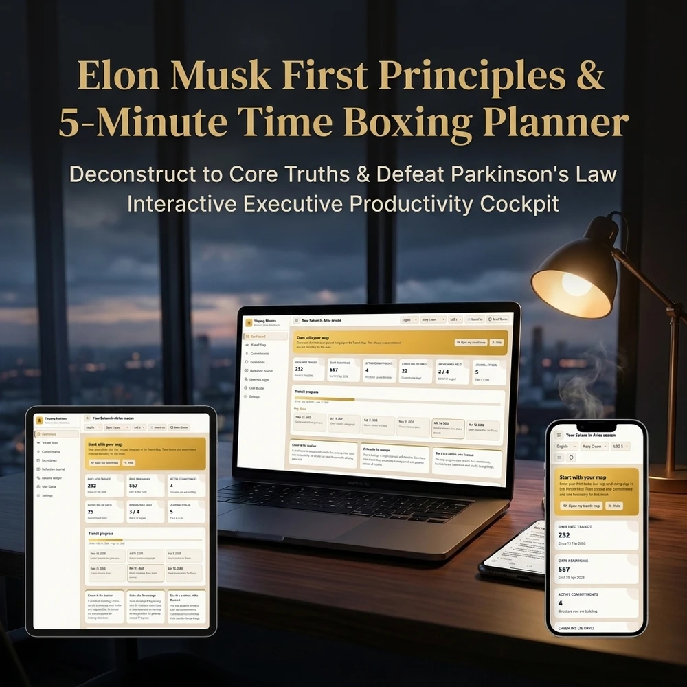 Elon Musk First Principles Thinking & 5-Minute Time Boxing Guide