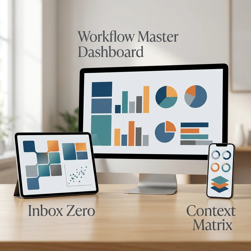 Getting Things Done (GTD): The Master Guide to Stress-Free Productivity, Inbox Zero & External Mind Architecture